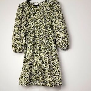 RAILS LOUISE FLORAL TIERED PULLOVER MINI DRESS SIZE MEDIUM